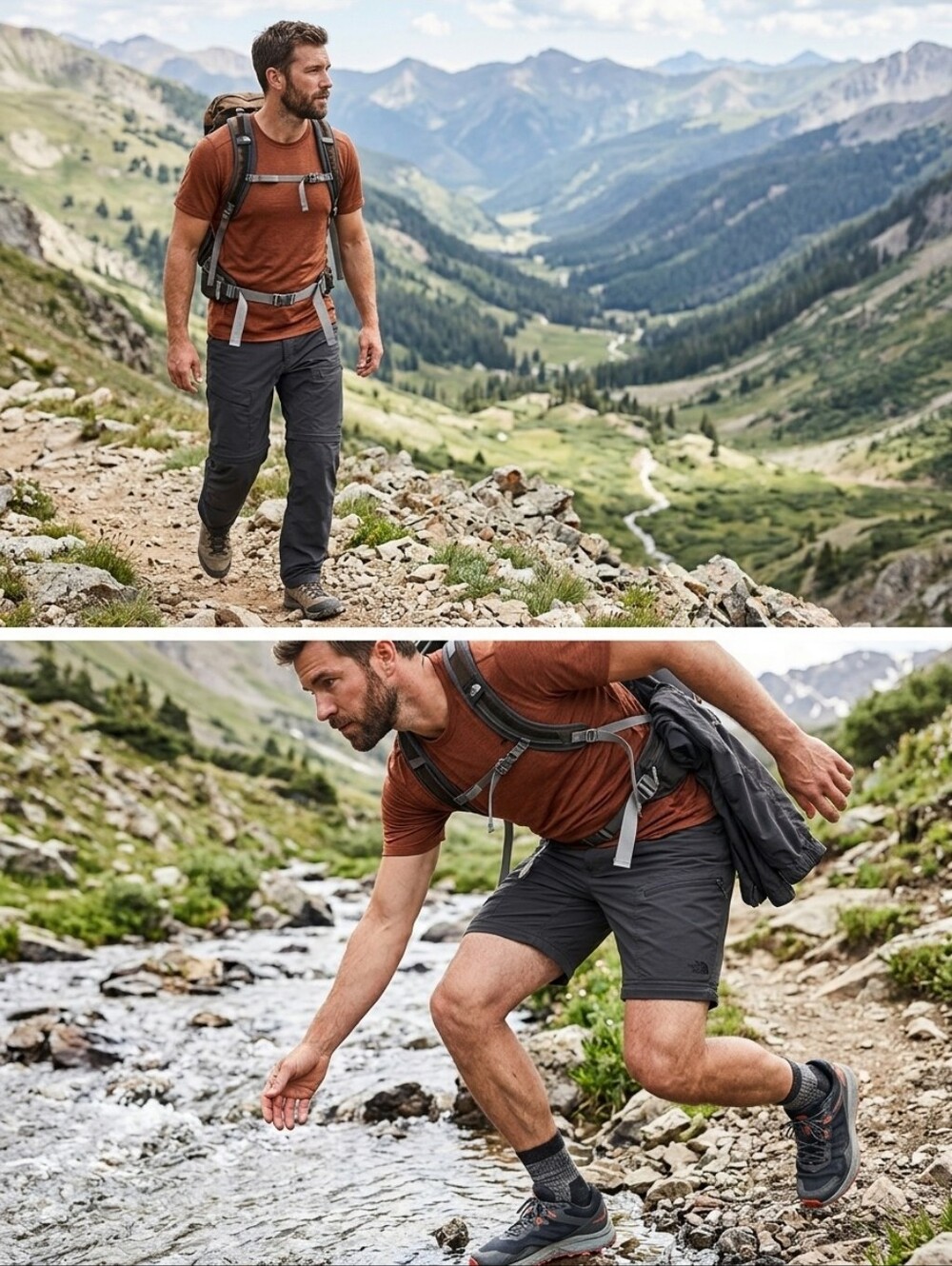 The North Face Men's Paramount Trail Convertible Pants And Shorts